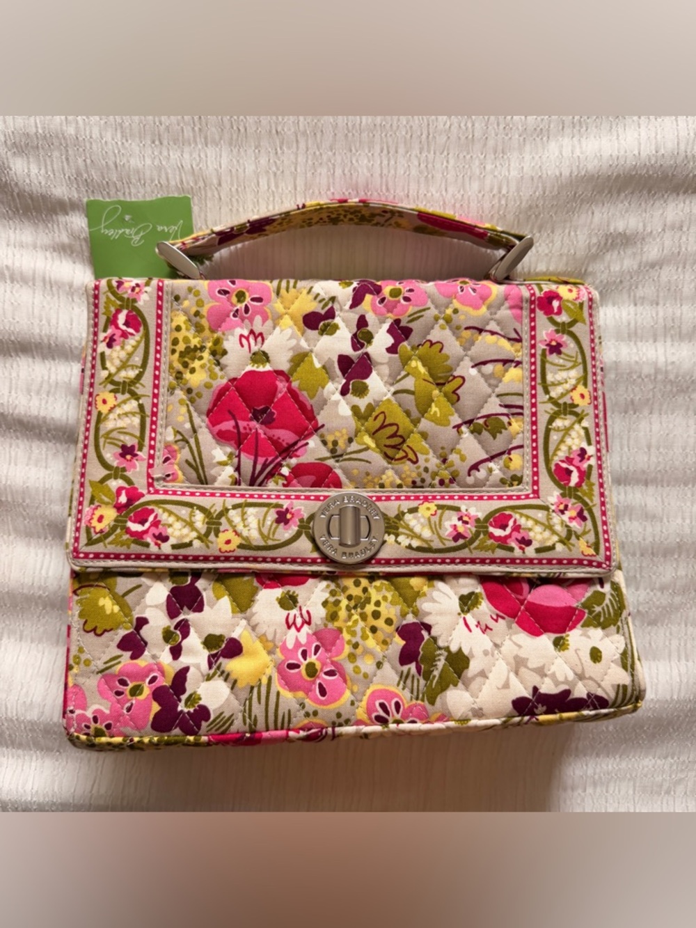 Vera Bradley Julia Retired Make Me Blush Satchel
Purse